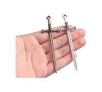 Highspirit 20Pcs 88x25mm 3D Sword Pendant Charms Antique Silver Tone Making Jewelry