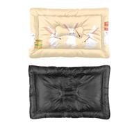 Hightopup Bunny Band Panier pour chien Beige avec fond antidérapant et résistant à la mastication Plusieurs scénarios Cadeau imprimé 60 x 45 cm