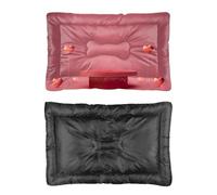 Hightopup Lit pour chien avec motif cœur rose pour la Saint-Valentin, tapis de cage pour animal domestique, fond antidérapant, tapis confortable pour plusieurs scénarios, cadeau imprimé, lit pour