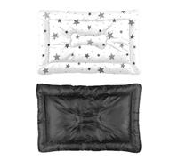 Hightopup Little Grey Star Tapis de lit doux pour animal domestique Tapis de voiture antidérapant Fournitures pour chiens Multi Scénario Multi modèles Tapis chauffant Cadeau imprimé cage chien 60 x 45