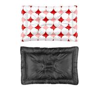 Hightopup Tapis chaud à carreaux rouges pour animal domestique avec fond antidérapant - Tapis chauffant pour chien et chat - Accessoires de chambre pour chien - Multi modèles - Cadeau imprimé