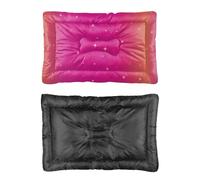 Hightopup Tapis de lit pour chien et chat avec fond antidérapant et motif étoiles or rose pour chambre à coucher, meubles de chambre à coucher, multi-modèles, cadeau imprimé, 91,4 x 61 cm