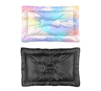 Hightopup Tapis pour chat avec fond antidérapant et motif nuages colorés - Facile à nettoyer - Plusieurs scénarios - Cadeau imprimé - 61 x 45,7 cm