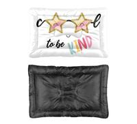 Hightopup Tapis pour chien « To Be Kind » en forme d'étoile avec fond antidérapant - Accessoires pour chats d'intérieur - Plusieurs modèles - Cadeau imprimé - 60 x 45 cm