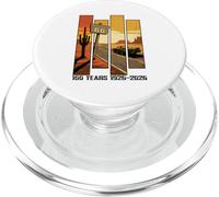 Highway 66 Centennial 1926-2026 100 Ans Car Lover PopSockets PopGrip pour MagSafe