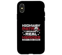 Highway Patrol Parce que les vrais héros n'ont pas besoin de capes drôles Coque pour iPhone X/XS