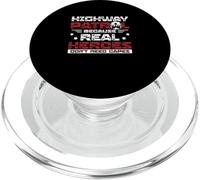 Highway Patrol Parce que les vrais héros n'ont pas besoin de capes drôles PopSockets PopGrip pour MagSafe