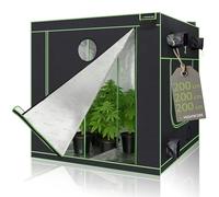 HIGHWERK Culture de tente d'intérieur 200 x 200 x 200 cm - Noir et vert - Boîte de culture