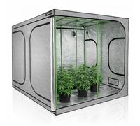 HIGHWERK Tente de Culture 200 x 200 x 200 cm | Culture Maison « MyHomeGrow », Grise | Tente de Culture d'intérieur pour la Culture de Plantes | Boîte de Culture