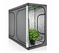 HIGHWERK Tente de Culture 240 x 120 x 200 cm | Culture Maison « MyHomeGrow », Grise | Tente de Culture d'intérieur pour la Culture de Plantes | Boîte de Culture