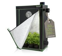 HIGHWERK Tente de culture 60 x 120 x 180 cm | Tente de culture d'intérieur pour la culture des plantes | Noir Vert | Boîte de culture | Tente de culture | Tente de culture | Tente de culture pour
