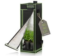 HIGHWERK Tente de Culture d'Intérieur 40 x 40 x 120 cm - Serre pour la Culture des Plantes en Noir et Vert