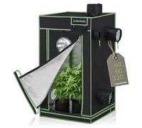 HIGHWERK Tente de culture d'intérieur pour la culture des plantes - Noir et vert - Boîte de culture d'intérieur - 60 x 60 x 120 cm