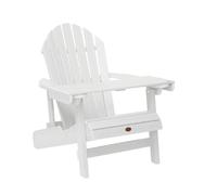 Highwood AD-LAPT1-WHE Adirondack Table de Ordinateur Portable/Lecture Bois Synthétique (vendu sans la chaise) - Blanc