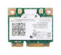 HighZer0 Electronics Wireless-AC 3160 Half Mini PCIe Network Card | 433 Mbps with Bluetooth 4.0 Support | HMC WLAN Replacement Part 3160.HMWG Wi-FI Card 3160HMW (Wi-FI 5 Mini-PCIe, 3160HMW)