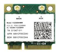 HighZer0 Electronics Wireless-N 1030 Half Mini PCIe Network Card | 300 Mbps with Bluetooth Support | HMC WLAN Replacement Part 1230BNH Wi-FI Card 11230BNHMW (Wi-FI 4 Mini-PCIe, 11230BNHMW)