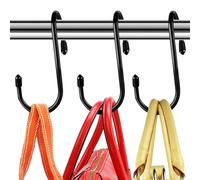 HiGift Lot de 8 crochets de sac pour placard, organiseurs de sacs à main au design unique torsadé, crochets de grande taille pour accrocher des sacs à main, des ceintures, des chouettes, des chapeaux,
