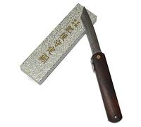 HIGO NO KAMI Couteau de Poche Pliant Artisanal Japonais Manche Bois Persimmon Wood Lame VG-10 Fait Main au Japon par Nagao Kanekoma