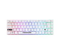 Higround SNOWSTONE Base 65 Hotswap Clavier Gaming - ISO German [White Flame]