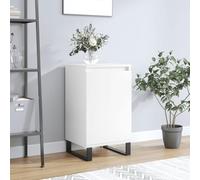 Higsose Armoire de rangement classique buffet pour salon, chambre à coucher ou couloir - Design peu encombrant - Blanc - 40 x 35 x 70 cm