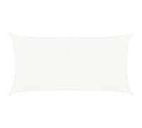 HIGSOSE Voile d'ombrage Rectangulaire Blanc 6x3 m PEHD Respirant 90% de Protection Contre UV Parasol de Patio Créez Petit Abri Tous Espaces d'extérieur pour Jardin Terrasse Balcon