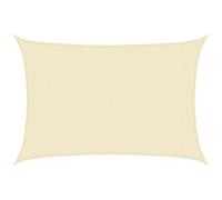 HIGSOSE Voile d'ombrage Rectangulaire Crème 3x5 m PEHD Respirant 90% de Protection Contre UV Parasol de Patio Créez Petit Abri Tous Espaces d'extérieur pour Jardin Terrasse Balcon