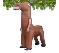 higyee Costume De Cheval Gonflable,Tenue Gonflable Drôle Unisexe Pour Tout Le Corps - Déguisement De Cheval Pour Adolescents Et Adultes - Pour Hommes Femmes Adultes Amateurs Famille Amis Garçons