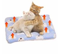 higyee Couverture apaisante pour Chat,Couvertures pour Compagnie en Flanelle Super Douces et Chaudes | Coussin Chaud pour Chien Chat Lavable en Machine pour l'hiver par Temps Froid