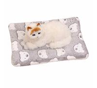 higyee Couverture pour Chat apaisante et Confortable | Couchage Moelleux en Flanelle pour Animaux Compagnie | lit Chaud pour Animaux Compagnie pour Petits Chiens et Chats