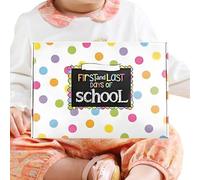 higyee Livre Photo Scolaire | Pages commémoratives à remplir guidées | Livre de souvenirs du premier et du dernier jour d'école,Pour garçons, filles, élèves, enseignants, célébration d'anniversaire,