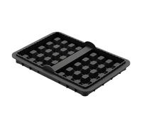 higyee Moule à Gaufres - Plat de Cuisson Silicone Antiadhésif - Moule à Gaufres Pratique,pour Air Fryer, Gâteaux, Cookies, Pancakes, Snacks