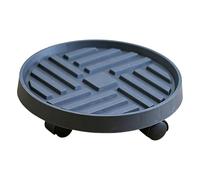 higyee Support pour Roulant,Plateau Robuste pour Pots,Présentoir De avec roulettes Verrouillables - pour Pots de Fleurs Jardin Terrasse Intérieur Extérieur Déplacement Transport