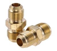 Hihaha 2 Pcs Raccord En Laiton Pour Climatisation Raccord De Reduction En Laiton Joint De Prolongation En Laiton Connecteurs De Tuyauterie 5/16" x 3/8"
