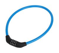 Hihaha Antivol pour Vélo/Câble De Sécurité pour VTT Et Vélo De Route/Câble De Verrouillage De Chaîne À Combinaison À 4 Chiffres Réinitialisable en Acier Cuivre 64Cm / 1 Pc Bleu