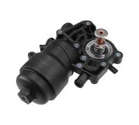 Hihaha Boîtier De Base D'Assemblage Du Filtre À Huile Moteur No.059115389K Avec Thermostat Pour A6 14-16 / Boîtier De Filtre À Huile Avant/Plastique Durable / 1 Pièce