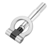 Hihaha Crochet de remorquage avant universel pour pare-chocs de voiture/Crochet de remorquage rotatif en métal durable pour Mitsubishi Lancer Evolution Evo X 10 23,5 cm Ton argenté