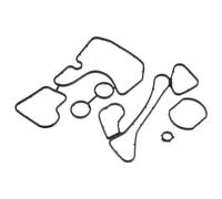 Hihaha Joint De Refroidisseur D'Huile Pour Audi A6 2014-2016 1pc | Noir, Caoutchouc, Taille: 16.7x12cm, OE: 059117070/B, Pour A7/A8/Q5, Étanchéité Fiable, Durable, Neuf
