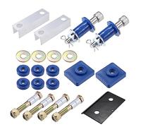 Hihaha Kit de boulons de fixation pour charnière intérieure et capot pour Peterbilt 379 1987-2007 - Durable/métal/1 jeu - Bleu