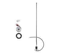 Hihaha Kit De Jauge Et D'Unité D'Envoi De Carburant Pour Bateau Unité D'Envoi De Carburant Marine Unité D'Envoi Carburant Métal 800Mm 31,5" Longueur 1 Ensemble Ton Argent Noir 0-190 Ohm