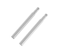 Hihaha Lot De 2 Rallonges De Valve De Pneu 60 Mm, en Alliage D'Aluminium Durable, 180 Degrés, pour Voiture, Moto, Camping-Car, Camion, Vélo