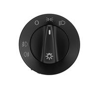 Hihaha No.1C0941531A20H/1C0941531A Interrupteur De Phare Pour Volkswagen Golf Passat Commutateur D’Atténuation De Phare Noir