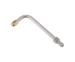 Hihaha Prolongateur de nettoyeur haute pression, Embout extérieur pour rallonge de lance pour voiture, moto, vélo, Forme en L à 90 degrés, durable, 15 cm, 1 pièce
