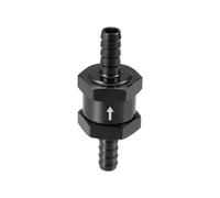 Hihaha Soupape De Contrôle De Carburant Unidirectionnelle/Soupape De Non-Retour Intérieure Pour Carburant Essence Diesel/Durable 0,31" 8Mm Od / 1 Pièce Noire