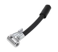 Hihaha Tube De Rallonge Pour Gonfleur De Pneus Adaptateur De Valve De Pneu Pour Voiture Moto Vélo Nylon Durable 5,51 Pouces M6X1.0 16Mm Od Noir