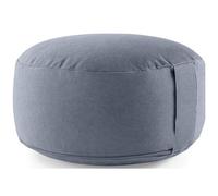 Hihealer Coussin de Méditation Yoga - Zafu de Sol Rempli de Coques de Sarrasin et Charbon Actif, 33 x 33 x 15 cm, Idéal pour Yoga, Relaxation, pour Femmes et Hommes (Bleu clair, 33 x 33 x 15 cm)