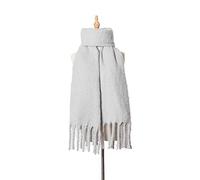 HIHELO Écharpe pour femmes, Gris, Épaisse et Douce, Châle Écharpe, Hiver, Printemps, Automne