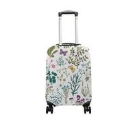 hihihihihihihihi Housse de bagage en élasthanne - Protection de voyage - Pivoine - Plumes Sakura - Vintage - Lavable - 66 à 71 cm, Herbes florales vintage Fleurs sauvages, XL