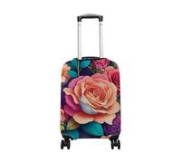hihihihihihihihi Housse de protection de voyage en élasthanne avec donuts couvertes de saupoudrer Joy - Lavable - 66 à 71 cm, Symphonie florale chromatique éblouissante, M