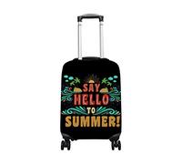hihihihihihihihi Housse de protection de voyage en élasthanne avec inscription « Say Hello to Summer » - Lavable - Taille M 55,9 à 61 cm, Dites bonjour à l'été, M