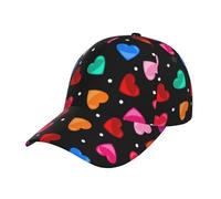 hihihihihihihihi Jolie casquette de baseball de vacances de Noël pour femmes et hommes Noël flocon de neige Père Noël casquette de baseball ajustable, Taille unique
